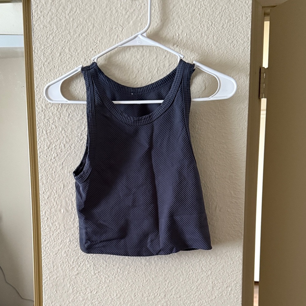 Navy Blue Workout Top